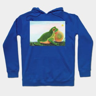 Singing Male Frog Hoodie